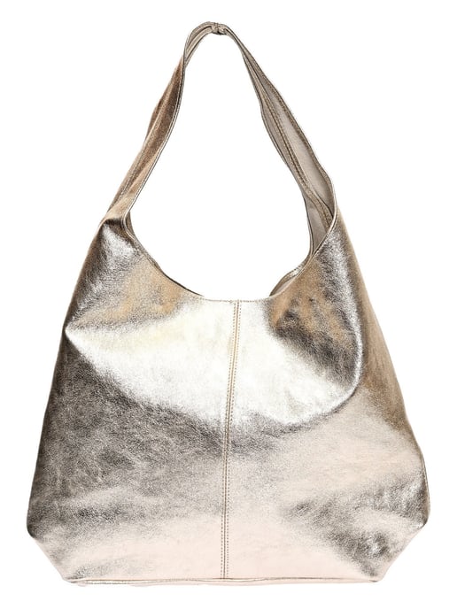 Luisa Vannini Goud Rundleer Tas - Image 1