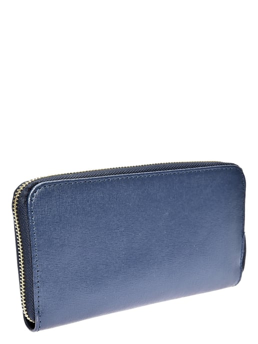 Luisa Vannini Blauw Rundleer Tas - Image 2