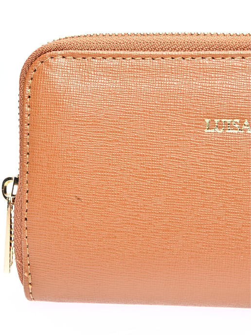 Luisa Vannini Brown Rundleer Tas - Image 3