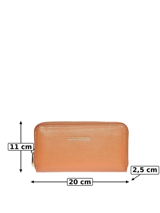 Luisa Vannini Brown Rundleer Tas - Image 6