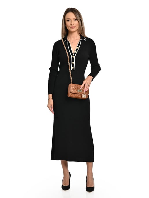Luisa Vannini Brown Rundleer Tas - Image 5