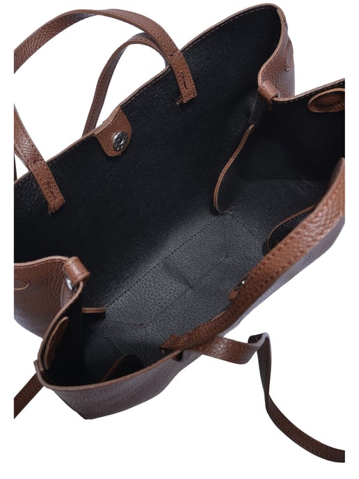 Luisa Vannini Bordeauxrood Rundleer Tas - Image 4