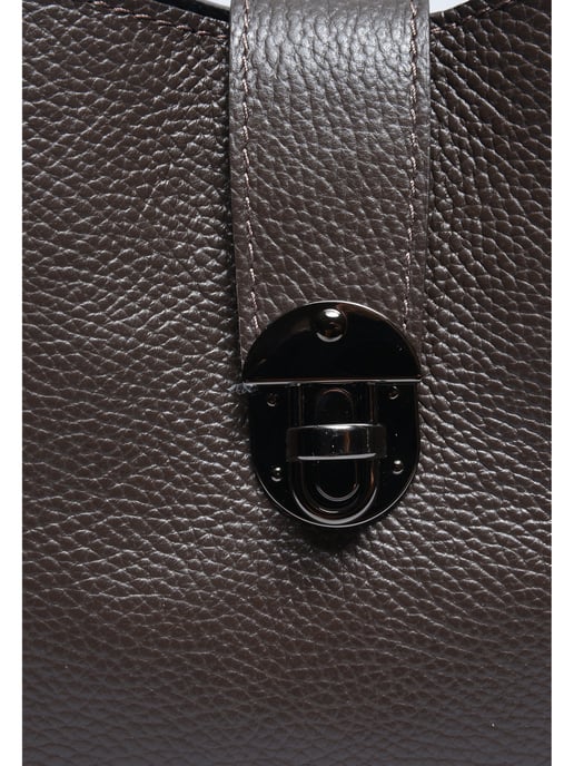 Luisa Vannini Bordeauxrood Rundleer Tas - Image 3