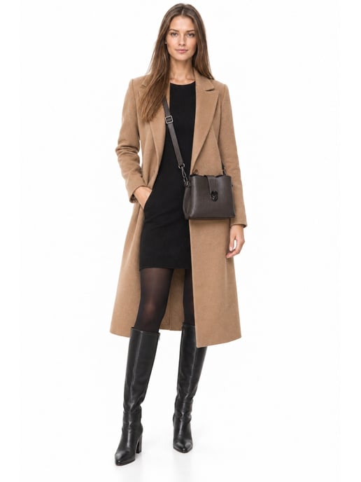 Luisa Vannini Bordeauxrood Rundleer Tas - Image 6