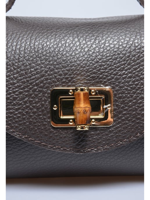 Anna Luchini Bordeauxrood Rundleer Tas - Image 3
