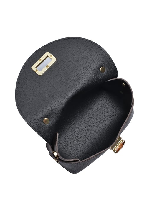 Anna Luchini Bordeauxrood Rundleer Tas - Image 4