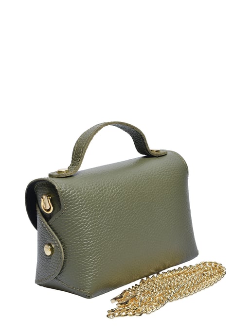 Anna Luchini Groen Rundleer Tas - Image 2