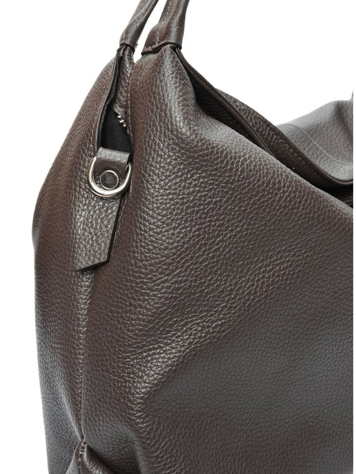 Luisa Vannini Bordeauxrood Rundleer Tas - Image 3
