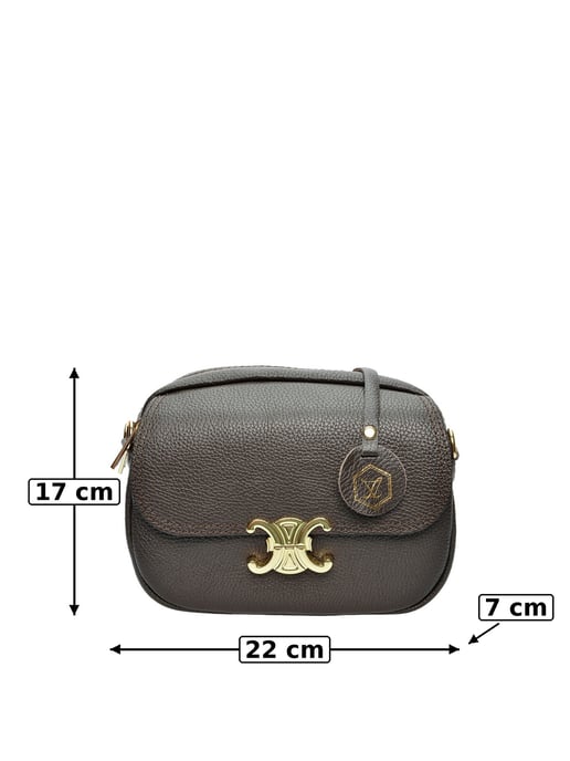 Luisa Vannini Bordeauxrood Rundleer Tas - Image 6