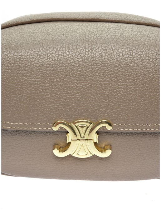 Luisa Vannini Beige Rundleer Tas - Image 3