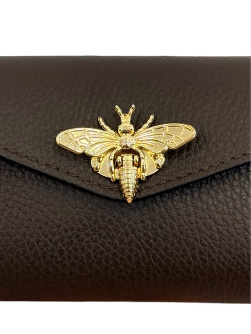 Anna Luchini Bordeauxrood Rundleer Tas - Image 3