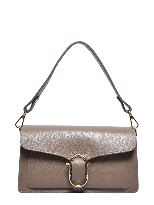 Anna Luchini Beige Rundleer Tas - Image 1