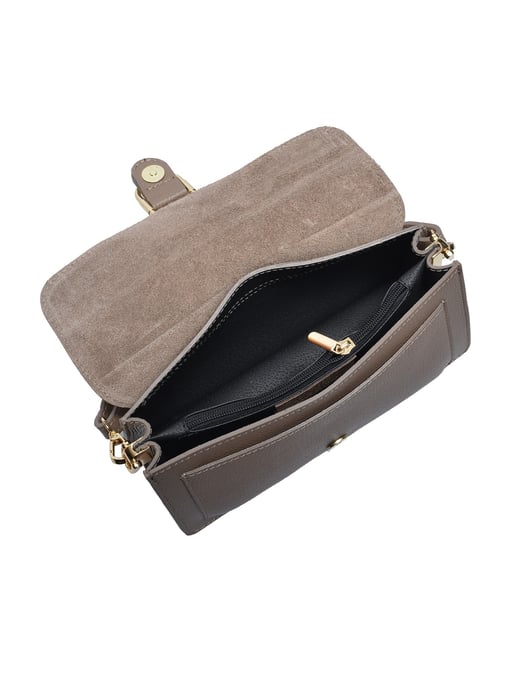 Anna Luchini Beige Rundleer Tas - Image 4
