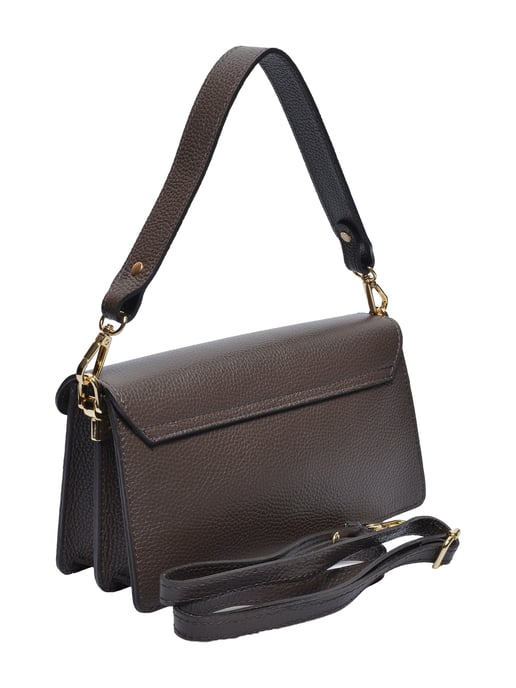 Anna Luchini Bordeauxrood Rundleer Tas - Image 2