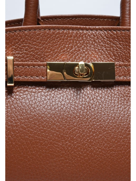 Anna Luchini Bordeauxrood Rundleer Tas - Image 3