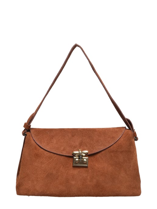 Isabella Rhea COGNAC Rundleer Tas - Image 1