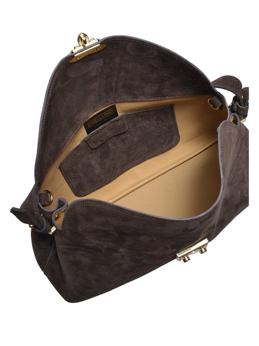 Isabella Rhea Tweekleurig Rundleer Tas - Image 4