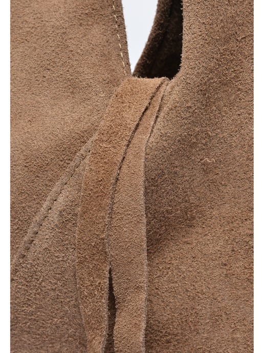 Anna Luchini Beige Rundleer Tas - Image 3