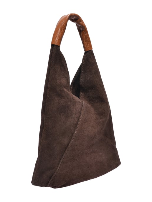 Anna Luchini Bordeauxrood Rundleer Tas - Image 2