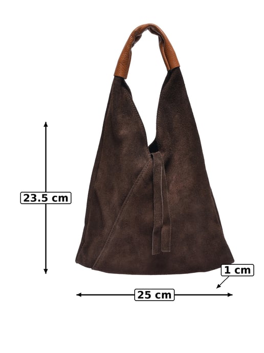 Anna Luchini Bordeauxrood Rundleer Tas - Image 5