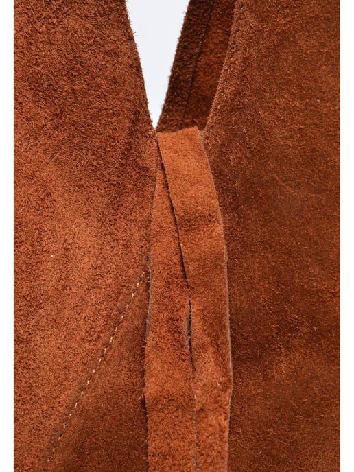 Anna Luchini Bordeauxrood Rundleer Tas - Image 3