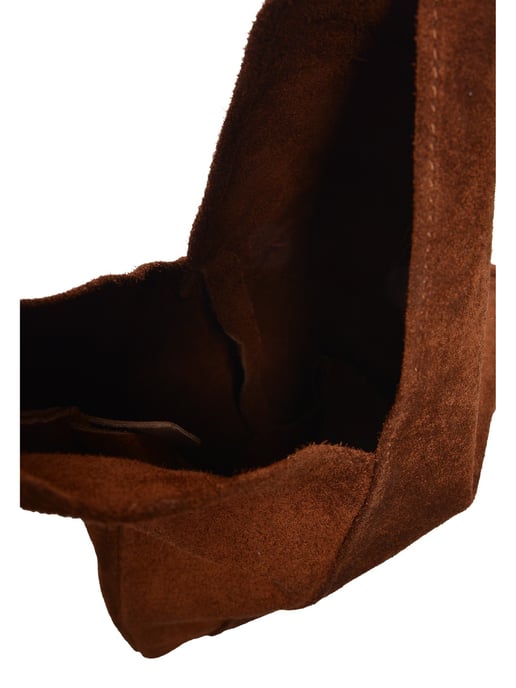 Anna Luchini Bordeauxrood Rundleer Tas - Image 4