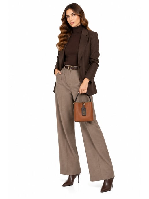 Isabella Rhea COGNAC Rundleer Tas - Image 5