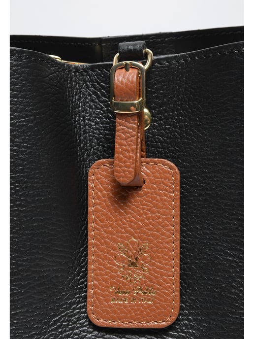 Isabella Rhea ZWART Rundleer Tas - Image 3