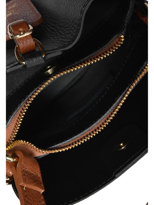 Isabella Rhea ZWART Rundleer Tas - Image 4