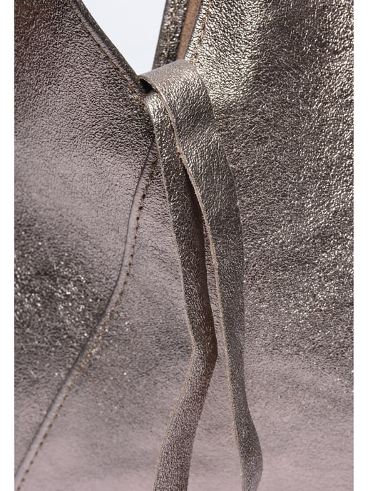 Anna Luchini Brons Rundleer Tas - Image 3