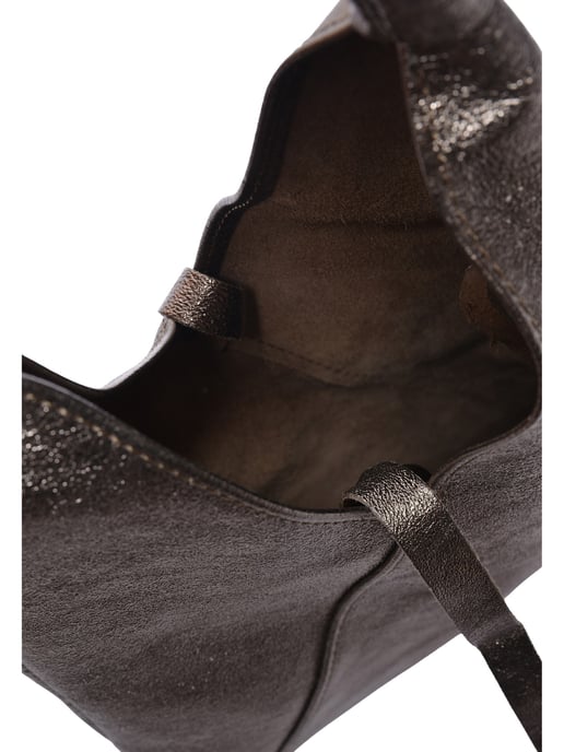 Anna Luchini Brons Rundleer Tas - Image 4