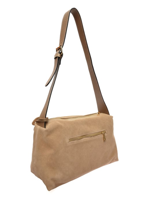 Anna Luchini Beige Rundleer Tas - Image 2