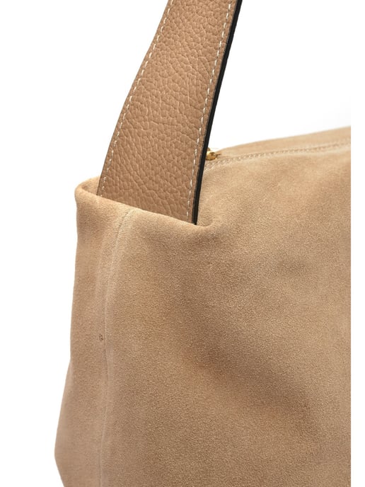 Anna Luchini Beige Rundleer Tas - Image 3