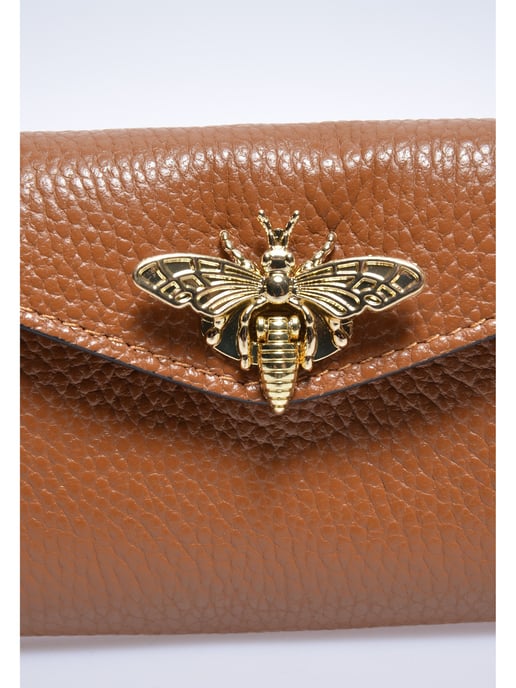 Isabella Rhea COGNAC Rundleer Tas - Image 3
