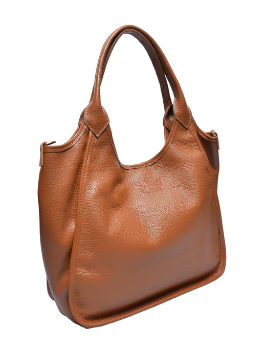 Isabella Rhea COGNAC Rundleer Tas - Image 2