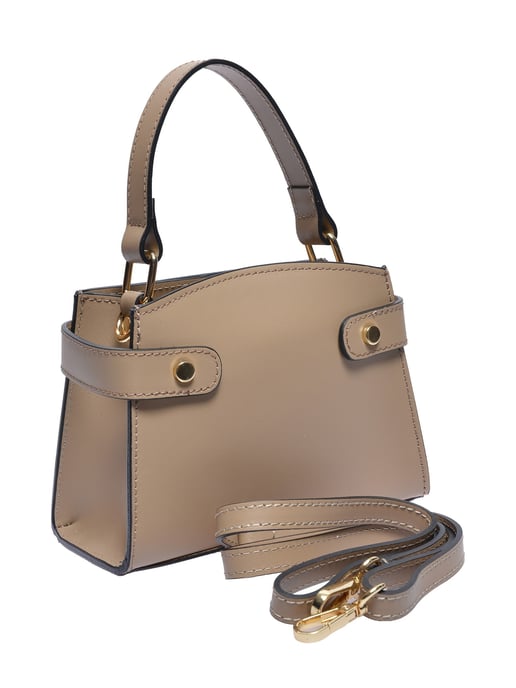 Anna Luchini Beige Rundleer Tas - Image 2