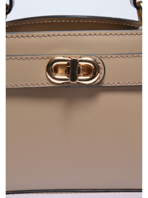 Anna Luchini Beige Rundleer Tas - Image 3