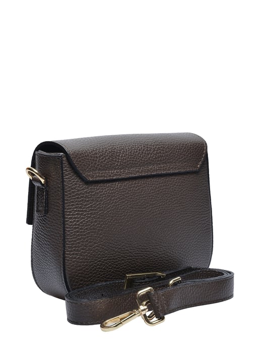Anna Luchini Bordeauxrood Rundleer Tas - Image 2