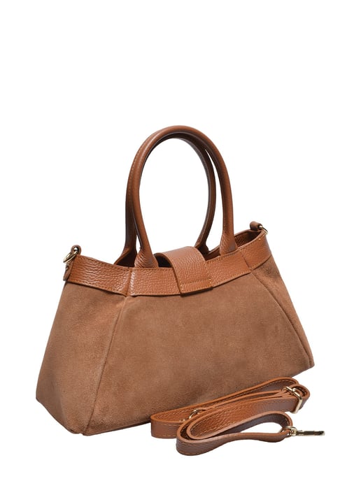 Isabella Rhea COGNAC Rundleer Tas - Image 2