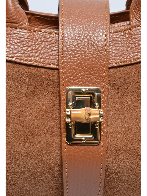 Isabella Rhea COGNAC Rundleer Tas - Image 3