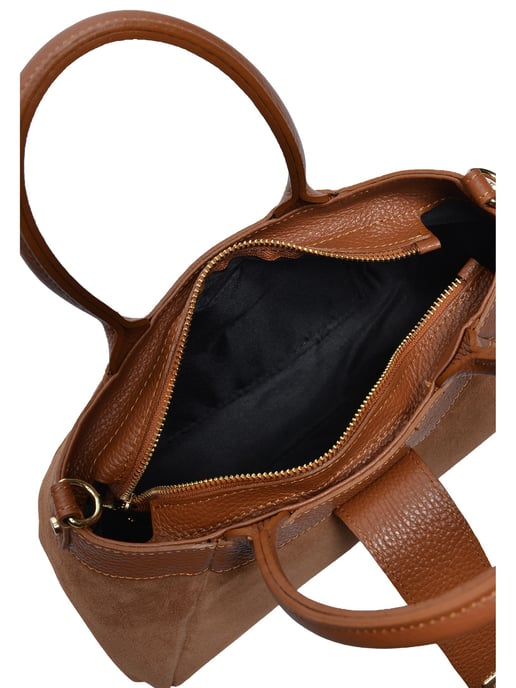 Isabella Rhea COGNAC Rundleer Tas - Image 4