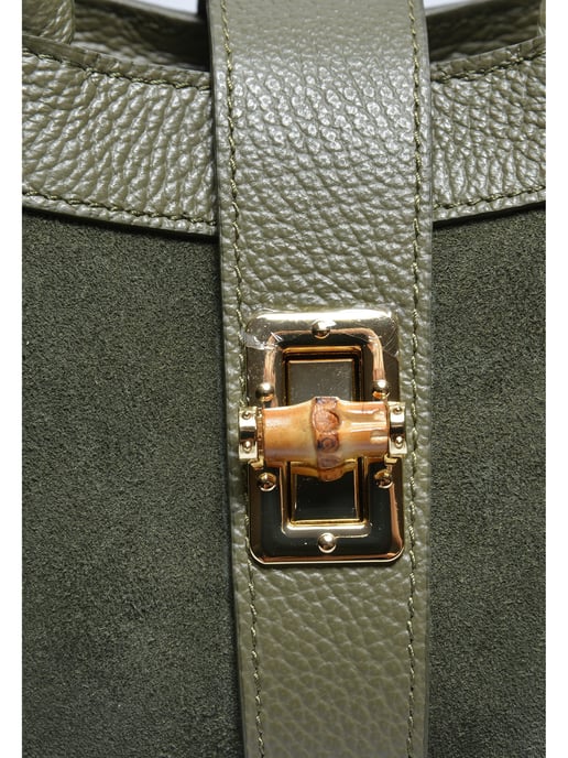 Isabella Rhea Groen Rundleer Tas - Image 3