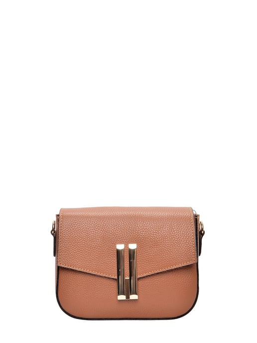 Anna Luchini Brown Rundleer Tas - Image 1
