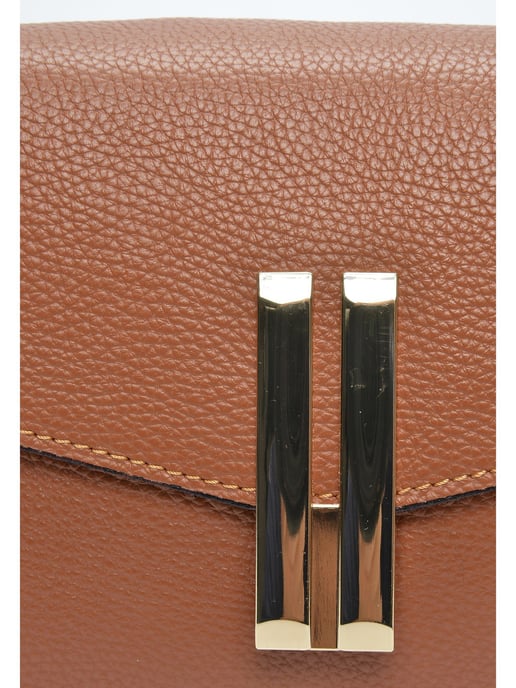 Anna Luchini Brown Rundleer Tas - Image 2