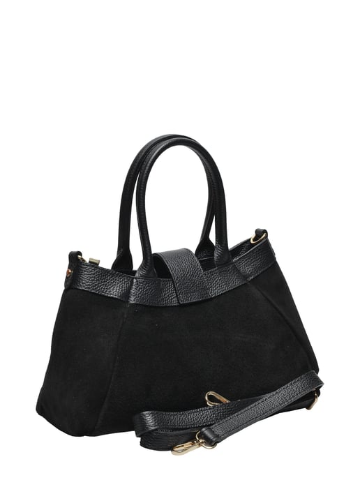 Isabella Rhea ZWART Rundleer Tas - Image 2