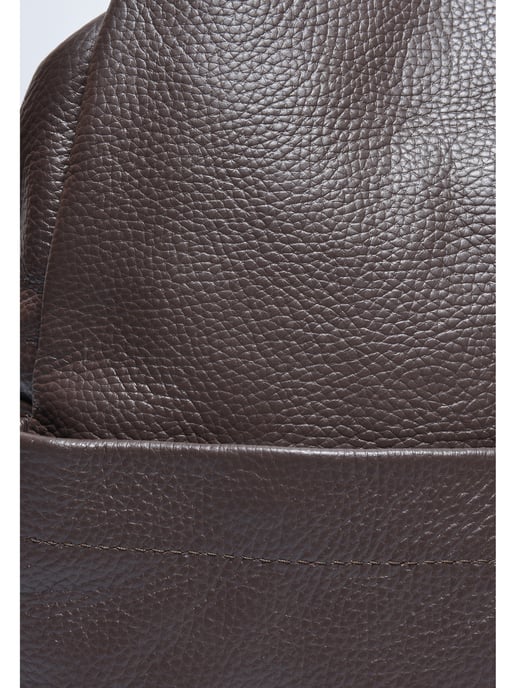 Anna Luchini Bordeauxrood Rundleer Tas - Image 3