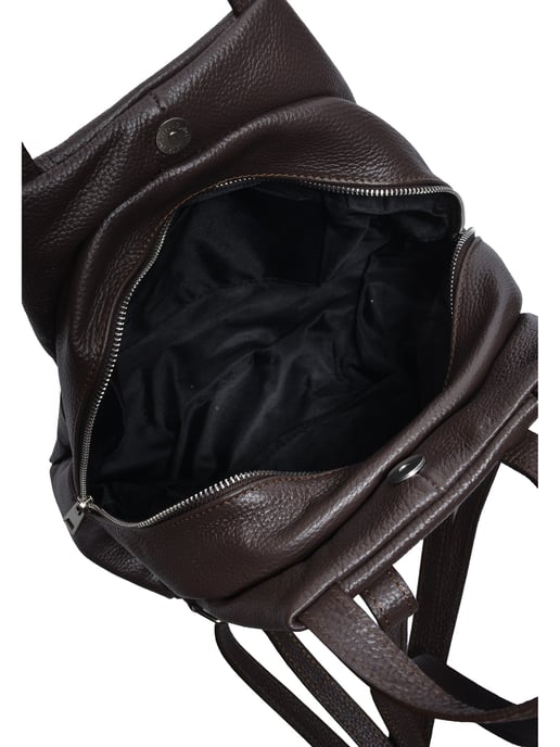 Anna Luchini Bordeauxrood Rundleer Tas - Image 4