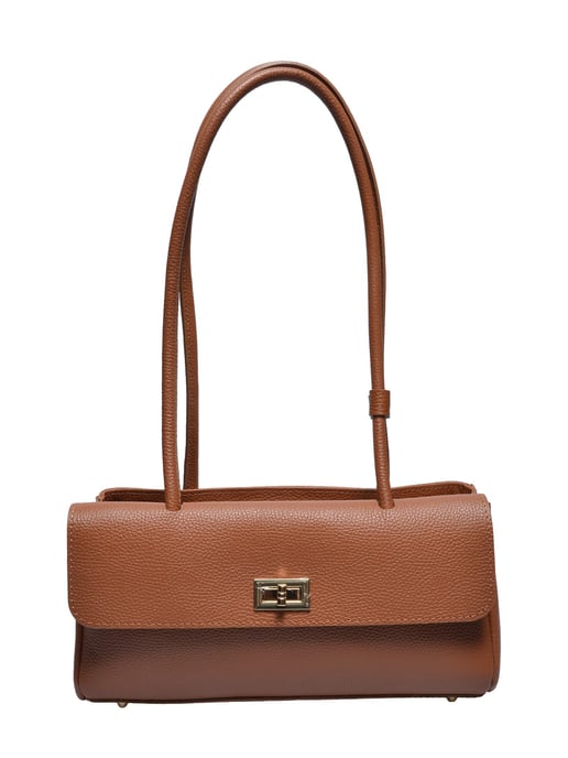 Isabella Rhea COGNAC Rundleer Tas - Image 1
