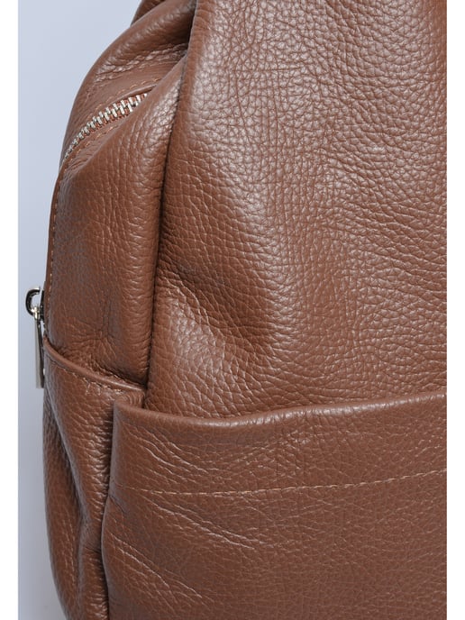 Anna Luchini Bordeauxrood Rundleer Tas - Image 3
