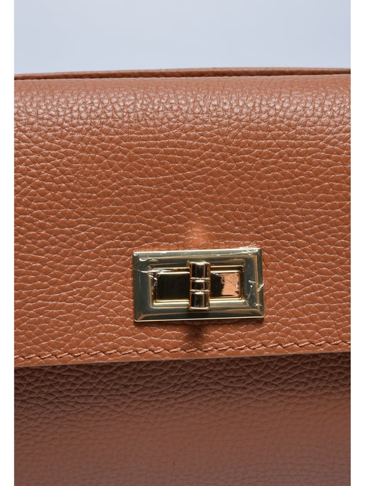 Isabella Rhea COGNAC Rundleer Tas - Image 3